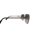 Golden Metal Frame Burberry Sunglasses - Image 2